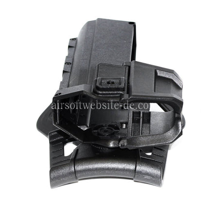Airsoft Website Polymer Hartschalenkoffer Beweglich Halfter Geeignet für G17 G18C G19 Pistolen Airsoft
