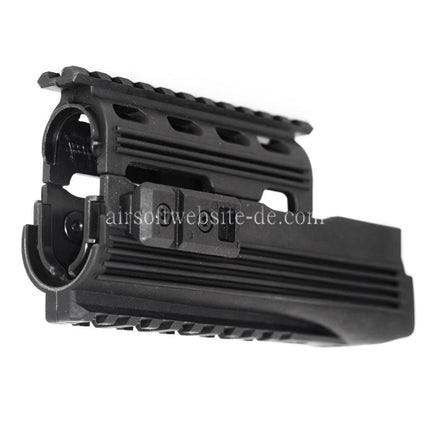 CYMA Ober Untere Handschutz Schienen System Geeignet für AK74 Serie AEG Gewehre Airsoft Schwarz