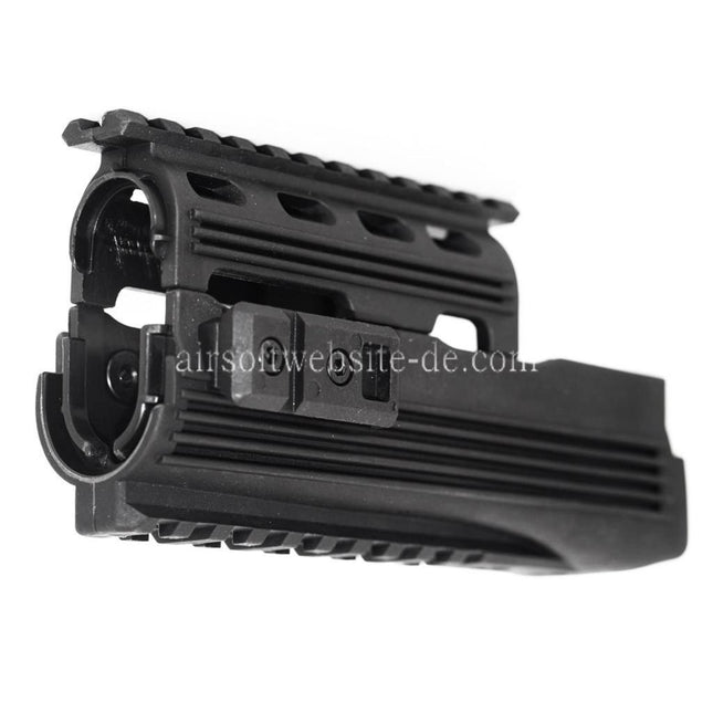 CYMA Ober Untere Handschutz Schienen System Geeignet für AK74 Serie AEG Gewehre Airsoft Schwarz
