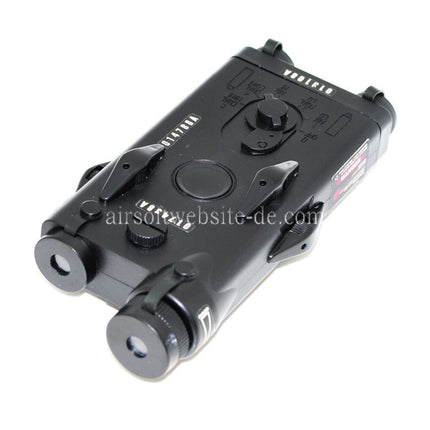 D-BOYS PEQ 2 Stil Batteriefach Box mit RIS Mount Geeignet für AEG Airsoft Schwarz