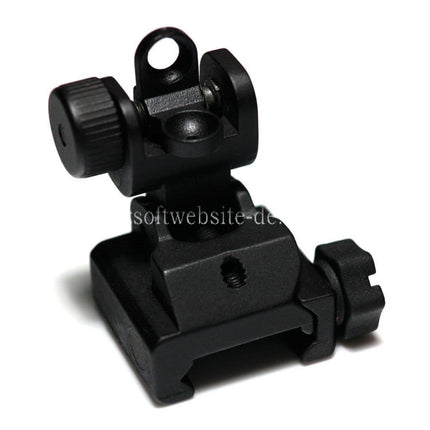 APS Klapp Schlacht Kimme Kimme Geeignet für All M4 M16 AR-Serie Gewehre Airsoft mit standard 20mm RIS/RAS Schiene