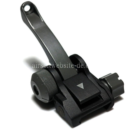 APS Hochklappen Taktisch Kimme Geeignet für 20mm Schiene Gewehre Airsoft