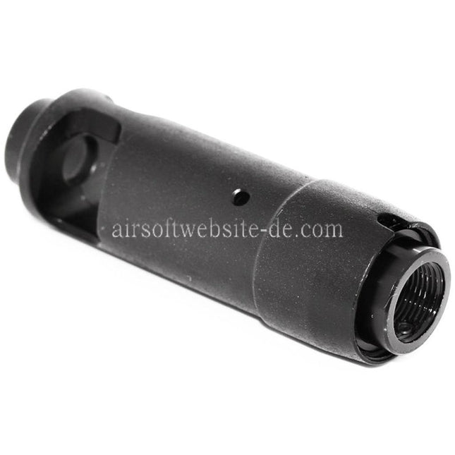 APS AK74 Muzzle Mündungsfeuerdämpfer Geeignet für -14mm CCW Gegen den Uhrzeigersinn Lauf Gewehre Airsoft Schwarz