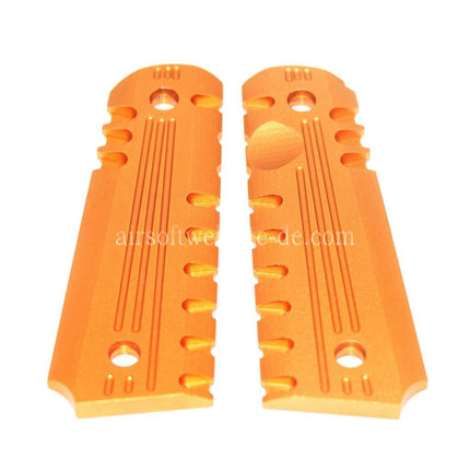 Airsoft Website CNC Aluminum Griffabdeckung Geeignet für Tokyo Marui M1911 M.E.U. ARMY ARMAMENT 1911 Serie Pistolen