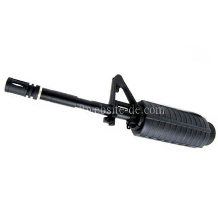 E&C CNC Aluminum RAS vordere Set Handschutz Schienen System mit 12.5 Zoll Outer Barrel Geeignet für M4 M16 M4A1 Serie AEG Gewehre Airsoft Schwarz