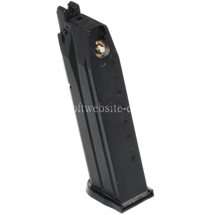 Airsoft Website 21rd Gas Magazin Geeignet für WE (WE-TECH) Bulldog Tokyo Marui PX4 GBB Pistolen Airsoft Schwarz
