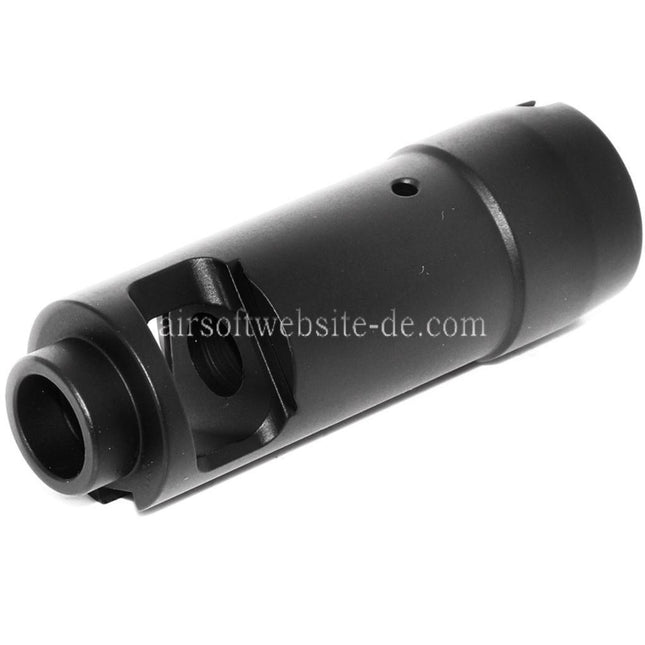 CYMA AK74 Metall Mündungsfeuerdämpfer Geeignet für -14mm CCW Gegen den Uhrzeigersinn Lauf Gewehre Airsoft Schwarz