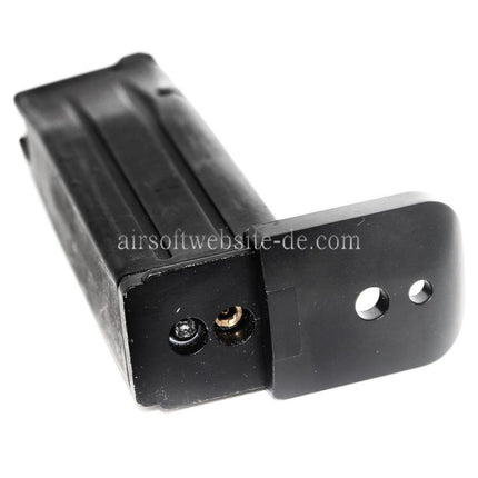 Airsoft Website 31rd Gas Magazin Geeignet für Hi-Capa Serie GBB Pistolen Schwarz