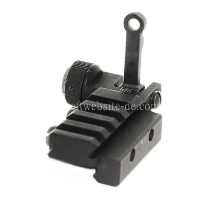 D-BOYS PDW Hochklappen Kimme Basis Geeignet für 20mm Schiene Gewehre Airsoft