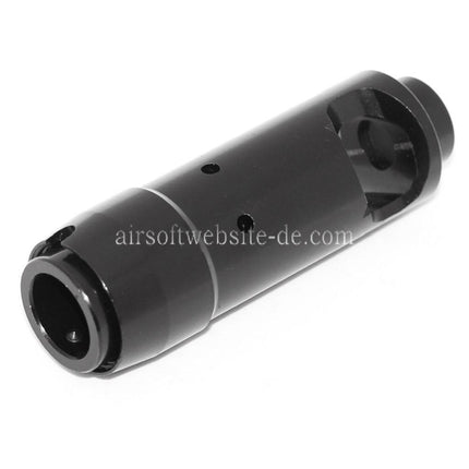D-BOYS AK74S Mündungsfeuerdämpfer Geeignet für -14mm CCW Gegen den Uhrzeigersinn Lauf Gewehre Airsoft Schwarz