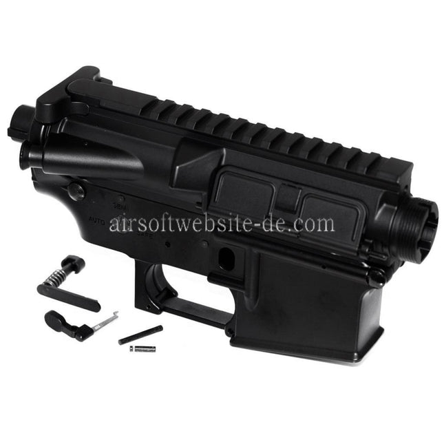 CYMA Oberkörper und Unterkörper Empfänger Geeignet für CYMA Tokyo Marui M4 M16 Serie AEG Gewehre Airsoft Schwarz