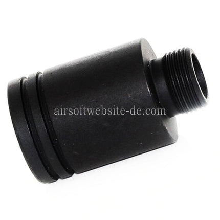 Airsoft Website Laufschalldämpfer Adapter -14mm CCW Gegen den Uhrzeigersinn Geeignet für G36C Serie AEG GBB Gewehre