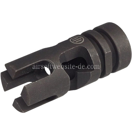 AIRSOFT WEBSITE Taktisch FSC556 Typ Metall Feuerdämpfer Geeignet für -14mm CCW Linksgewinde Lauf Gewehr Schwarz