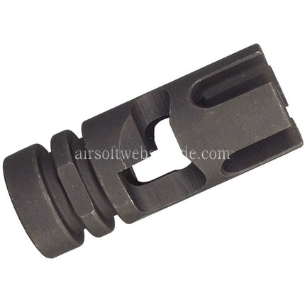 AIRSOFT WEBSITE Taktisch FSC556 Typ Metall Feuerdämpfer Geeignet für -14mm CCW Linksgewinde Lauf Gewehr Schwarz