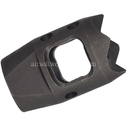 AIRSOFT WEBSITE Mini XT Typ Stahl Feuerdämpfer Geeignet für -14mm CCW Linksgewinde Lauf Gewehr Schwarz