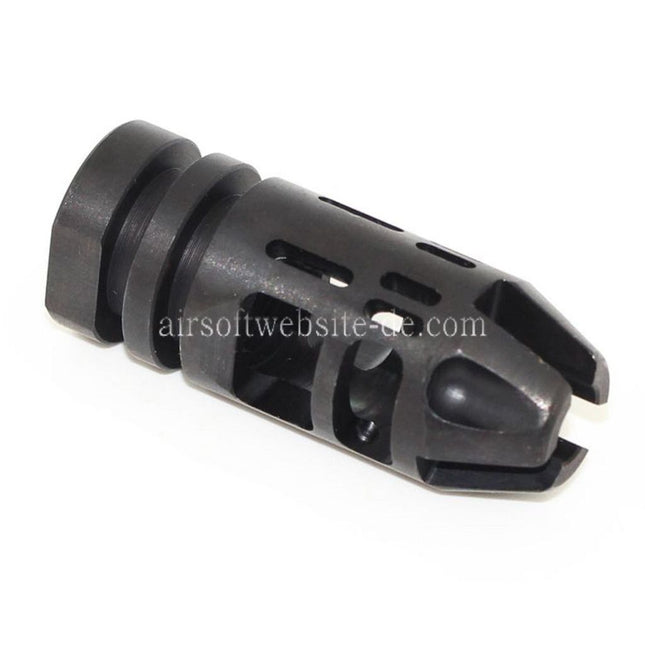 5KU EPSILON 556 Typ Metal Mündungsfeuerdämpfer Geeignet für -14mm CCW Gegen den Uhrzeigersinn Lauf Gewehre Airsoft Schwarz