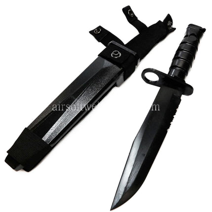 CYMA Plastik M10 OKC-3S Bajonettmesser (nicht scharfes weiches Gummi Fake Messer) mit Scheide