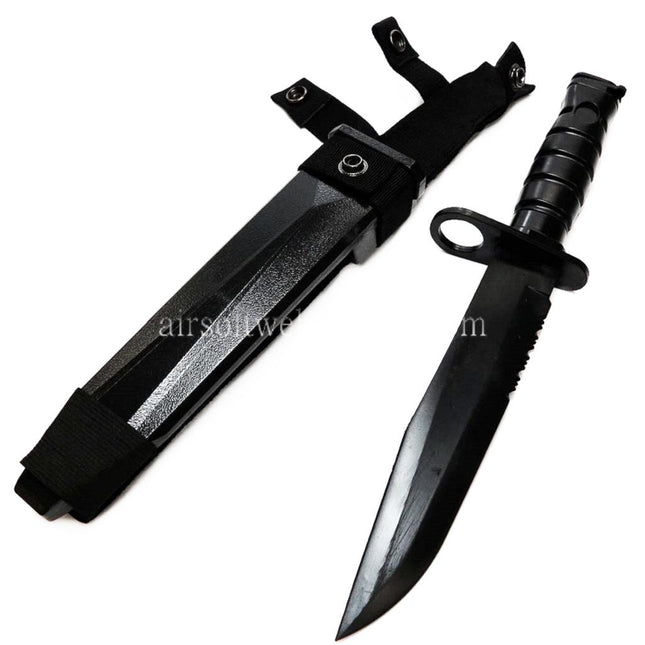 CYMA Plastik M10 OKC-3S Bajonettmesser (nicht scharfes weiches Gummi Fake Messer) mit Scheide