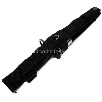 CYMA Plastik M10 OKC-3S Bajonettmesser (nicht scharfes weiches Gummi Fake Messer) mit Scheide
