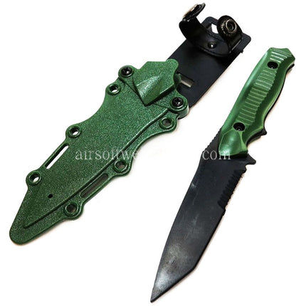 CYMA Plastik 141 Nimravus Tanto Messer (nicht scharfes weiches Gummi Fake Messer) mit Scheide
