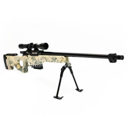 Airsoft Website 12 Zoll Nicht-Funktions-Spielfigur Dummy Modellbausatz 1:6 L96 Metallpistole Digital ACU Camo