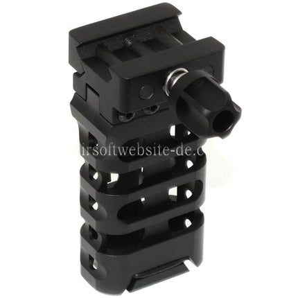 5KU QD Schnellverschluss Ultraleicht Vertikalgriff geeignet für 20mm Picatinny Schiene Schwarz