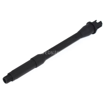 5KU 260mm 10.25 Zoll Aluminium Außenlauf -14mm CCW Gegen den Uhrzeigersinn Geeignet für M4 M16 Serie AEG Gewehre Airsoft Schwarz