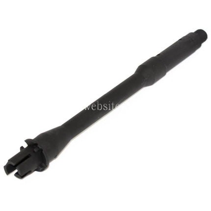 5KU 260mm 10.25 Zoll Aluminium Außenlauf -14mm CCW Gegen den Uhrzeigersinn Geeignet für M4 M16 Serie AEG Gewehre Airsoft Schwarz
