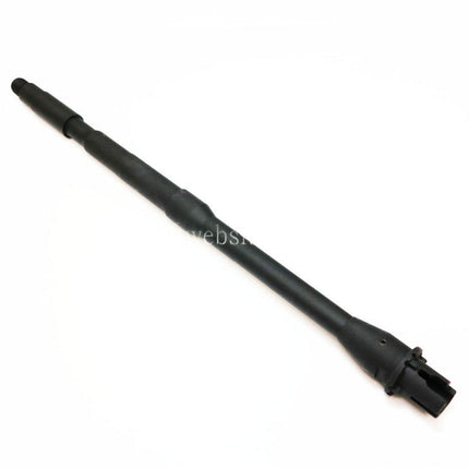 5KU 365mm 14.25 Zoll Aluminium Außenlauf Karabinerlänge -14mm CCW Gegen den Uhrzeigersinn Geeignet für M4 M16 Serie AEG Gewehre Airsoft Schwarz