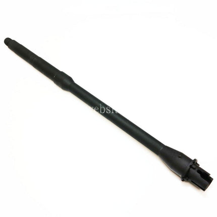 5KU 365mm 14.25 Zoll Aluminium Außenlauf Mid Length -14mm CCW Gegen den Uhrzeigersinn Geeignet für M4 M16 Serie AEG Gewehre Airsoft Schwarz