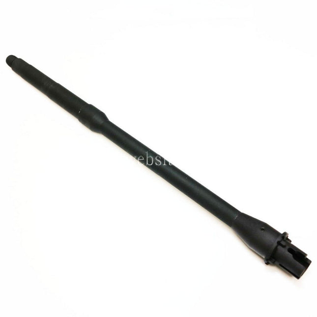 5KU 365mm 14.25 Zoll Aluminium Außenlauf Mid Length -14mm CCW Gegen den Uhrzeigersinn Geeignet für M4 M16 Serie AEG Gewehre Airsoft Schwarz