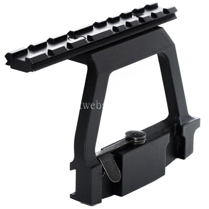CYMA Seitenschiene Hochleistungs Zielfernrohrmontagebasis Geeignet für AK Serie AEG Gewehre Airsoft Schwarz