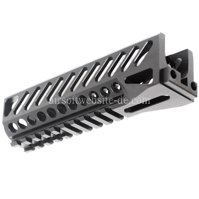 Airsoft Website 167mmCNC Aluminium Untere Handschutz Schienen System Geeignet für Tokyo Marui CYMA GHK LCT E&L AK Serie AEG GBB Gewehre Schwarz