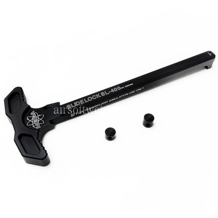 PTS Mega Arms Schiebeverschluss Ladegriff Geeignet für G&P WA M4 Serie GBB Gewehre Airsoft Schwarz
