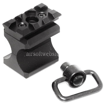 APS Taktische Picatinny-Schiene mit Riemenbügel Geeignet für CAM870 Schrotflinte Airsoft Schwarz
