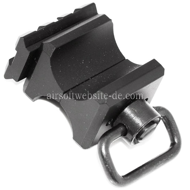 APS Taktische Picatinny-Schiene mit Riemenbügel Geeignet für CAM870 Schrotflinte Airsoft Schwarz