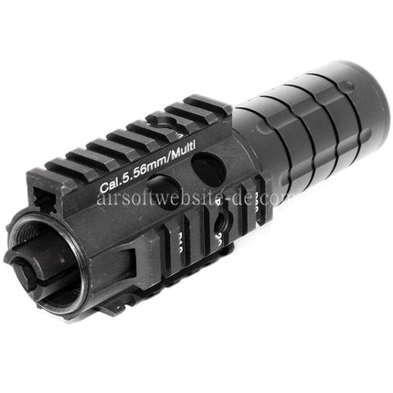 5KU Mini Patriot vordere Kit Geeignet für M4 M16 Serie AEG Gewehre Airsoft Schwarz