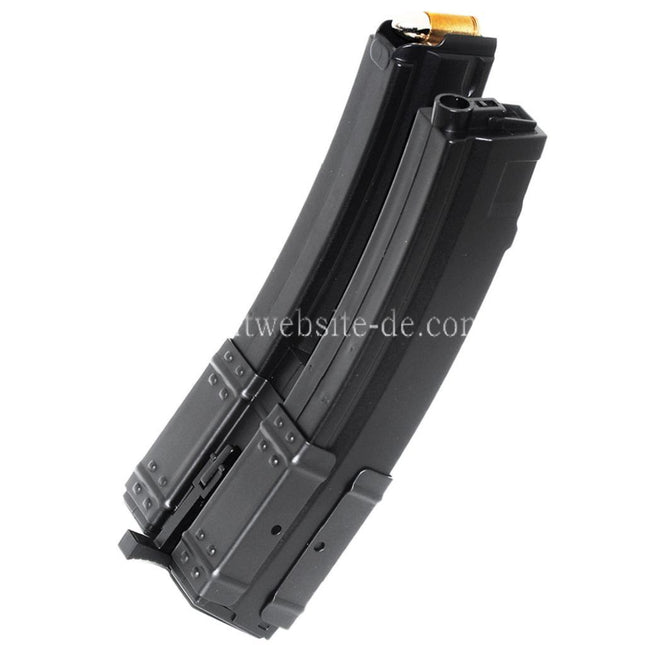 CYMA 560rd Hi-Cap Lang Dual Magazin Geeignet für Classic Army / CYMA / G&P / Golden Eagle / JG / SRC / Tokyo Marui MP5 Serie AEG Gewehre Airsoft Schwarz