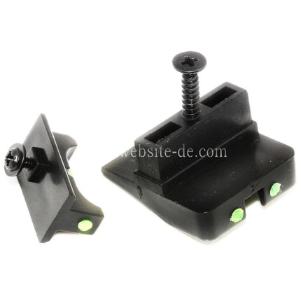 DOUBLE BELL Fiberglasvisier Korn Kimme Geeignet für DOUBLE BELL WE Tokyo Marui G17 Pistolen Airsoft