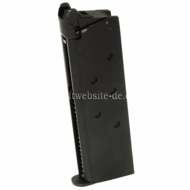 Golden Eagle 25rd Gas Magazin Geeignet für JG Golden Eagle 3305 3306 3307 DOUBLE BELL ARMY E&C Tokyo Marui M1911 Serie GBB Pistolen Airsoft Schwarz