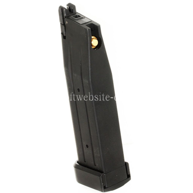 Golden Eagle 30rd Gas Magazin Geeignet für Hi-Capa Serie GBB Pistolen Airsoft Schwarz