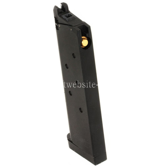 Golden Eagle 28rd Gas Magazin Geeignet für JG Golden Eagle 3308 3309 DOUBLE BELL ARMY E&C Tokyo Marui M.E.U. M1911 Serie GBB Pistolen Airsoft Schwarz