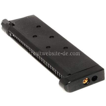 Golden Eagle 28rd Gas Magazin Geeignet für JG Golden Eagle 3308 3309 DOUBLE BELL ARMY E&C Tokyo Marui M.E.U. M1911 Serie GBB Pistolen Airsoft Schwarz