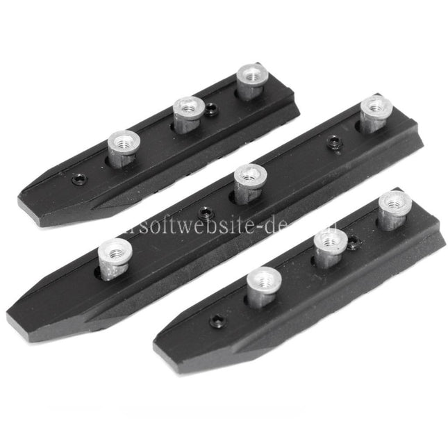 Airsoft Website 3pcs 115mm/75mm/75mm UXR4 Keymod Schienenset Schwarz