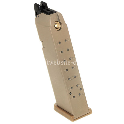 Airsoft Website 24rd Gas Magazin Geeignet für G17 G18C G34 G35 G-Serie GBB Pistolen