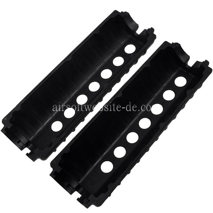 Airsoft Website 156mm Plastik Handschutz Geeignet für CYMA E&C Tokyo Marui M4 M16 Serie AEG Gewehre Schwarz