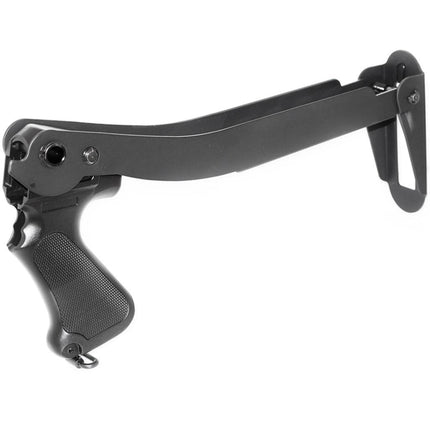 CYMA Metall Klappschaft mit Plastikgriff Geeignet für CYMA M870 Serie Schrotflinte Airsoft Schwarz