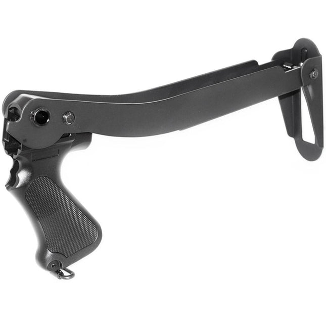 CYMA Metall Klappschaft mit Plastikgriff Geeignet für CYMA M870 Serie Schrotflinte Airsoft Schwarz