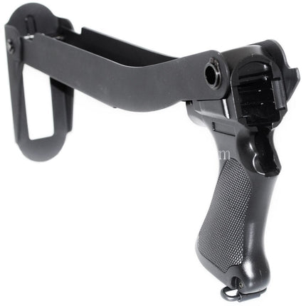CYMA Metall Klappschaft mit Plastikgriff Geeignet für CYMA M870 Serie Schrotflinte Airsoft Schwarz
