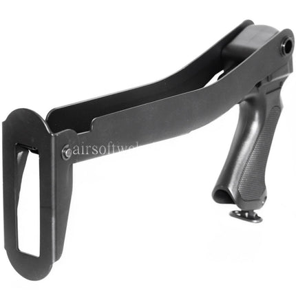 CYMA Metall Klappschaft mit Plastikgriff Geeignet für CYMA M870 Serie Schrotflinte Airsoft Schwarz